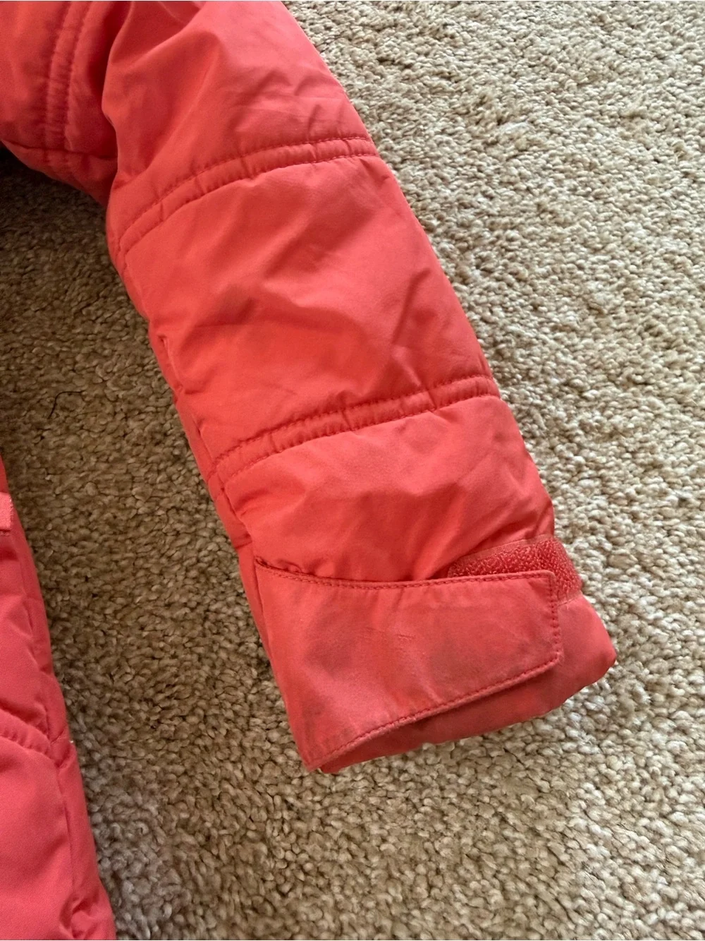 Marmot Kids' Coral Red Hooded Insulated Jacket Size Medium